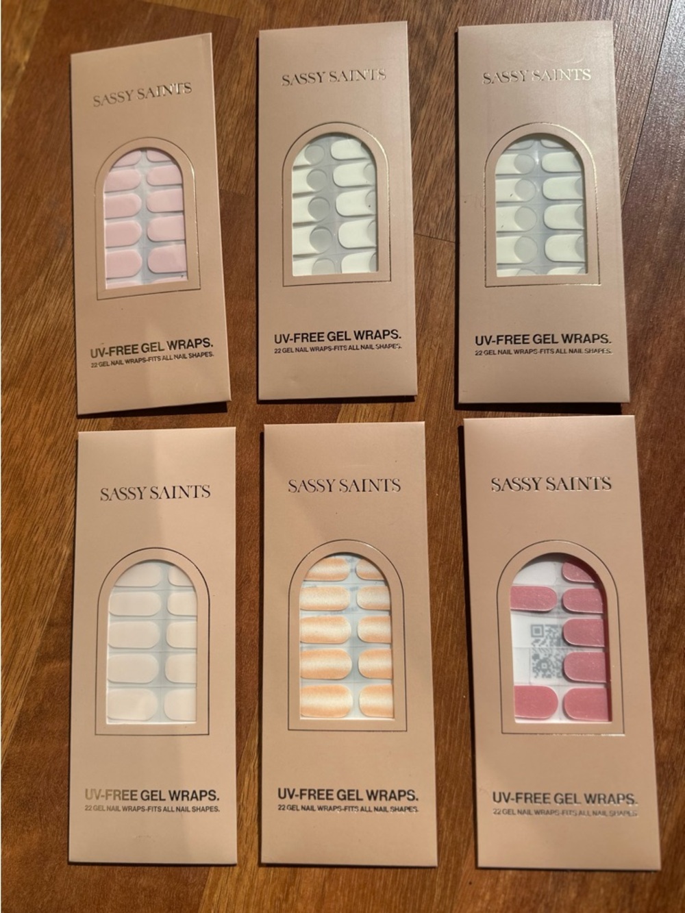 Sassy Saints UV-Free Gel Nail Wraps